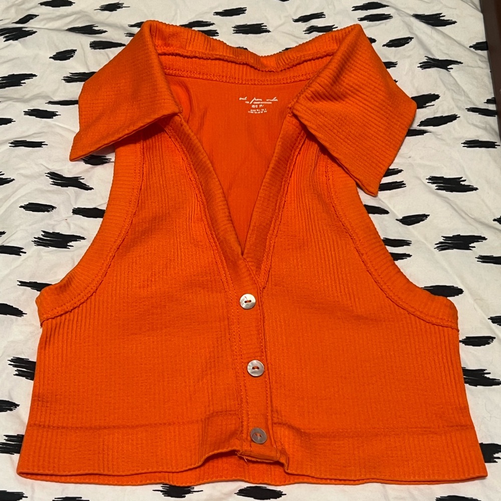Urban Outfitters Out from Under Seamless Orange Bra Top